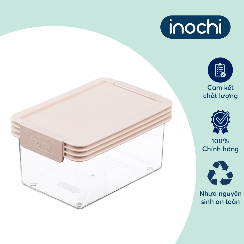 Hộp thực phẩm Tritan chữ nhật Hokkaido 500-1000-2000-3500-5000ml, an toàn sức khỏe
