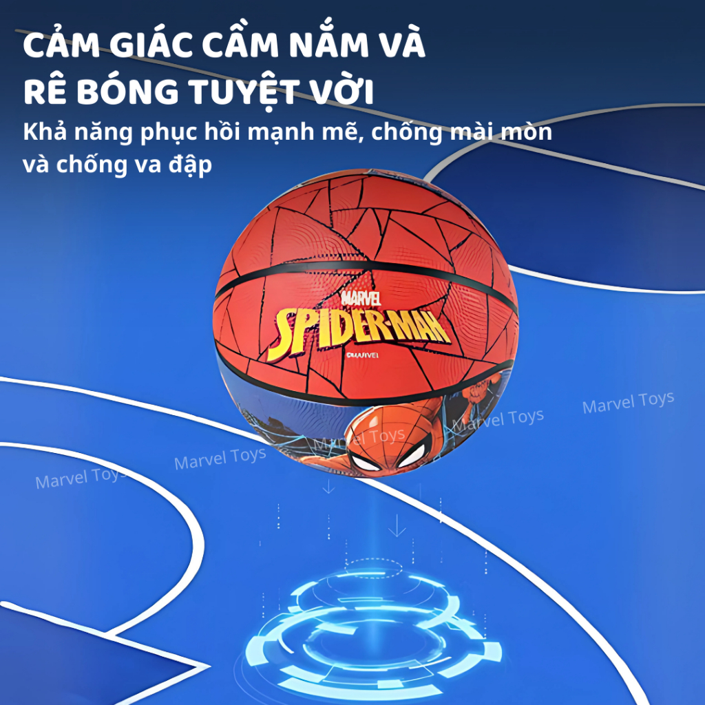 Bóng Rổ Marvel Size 5 Size 7 Chính Hãng Spider Man Captain America Disney Marvel Cho Bé Trẻ Em
