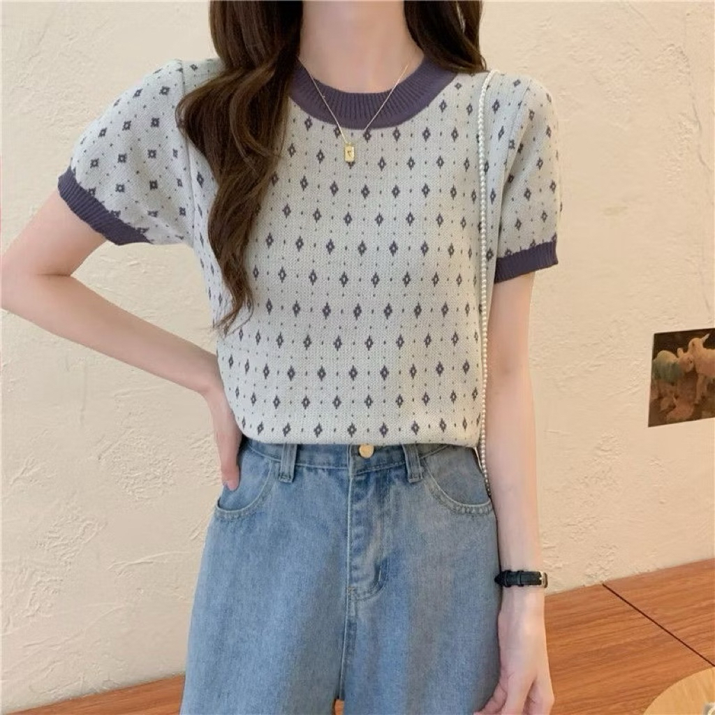 Áo len mongtoghi QC hàng thanh lý, áo len dệt kim hoạ tiết dễ thương size 45-57kg.