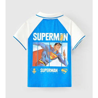 Áo thun polo Superman ngắn tay bé trai Rabity 101.004