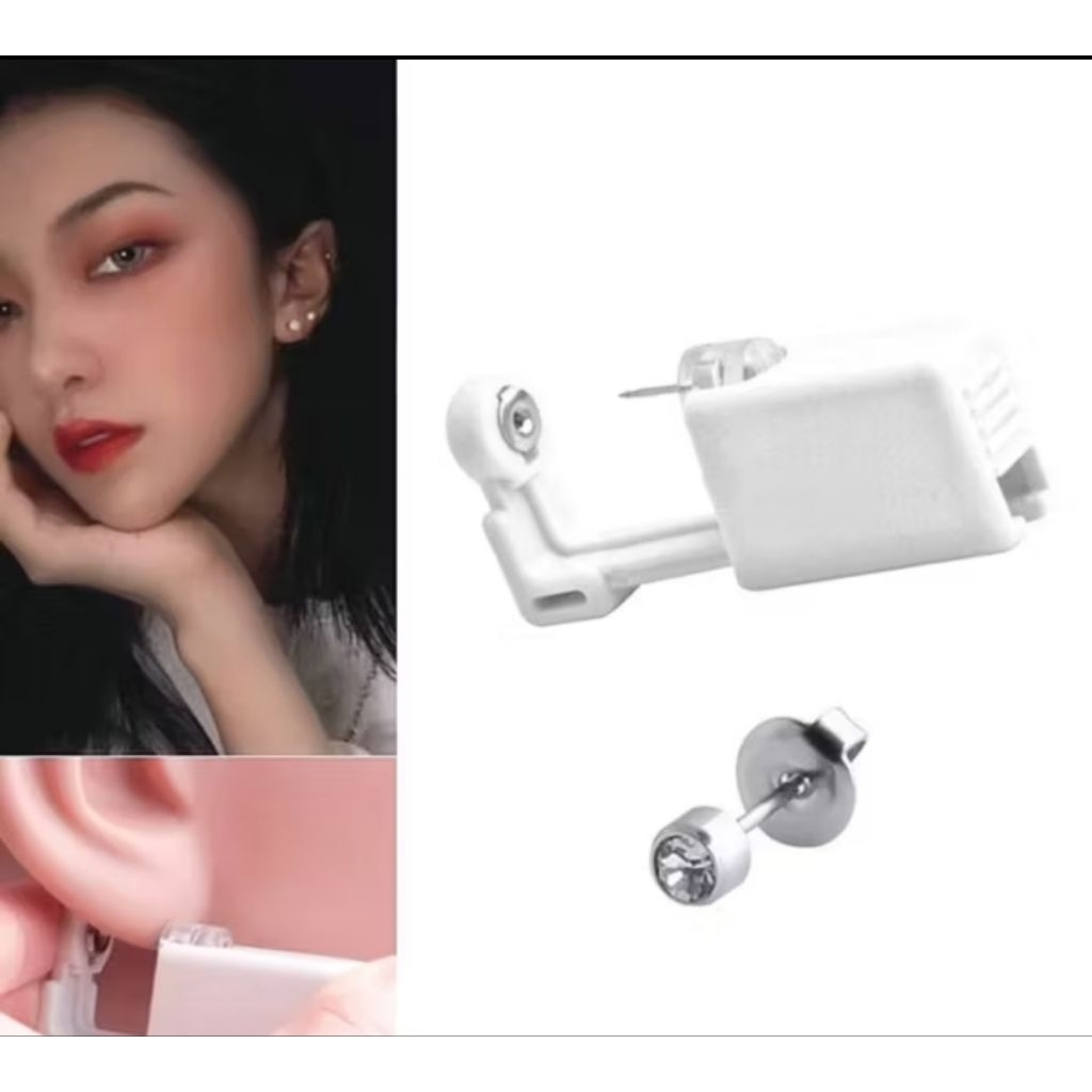 Dụng cụ bấm lỗ tai dùng 1 lần, dụng cụ bấm khuyên tai