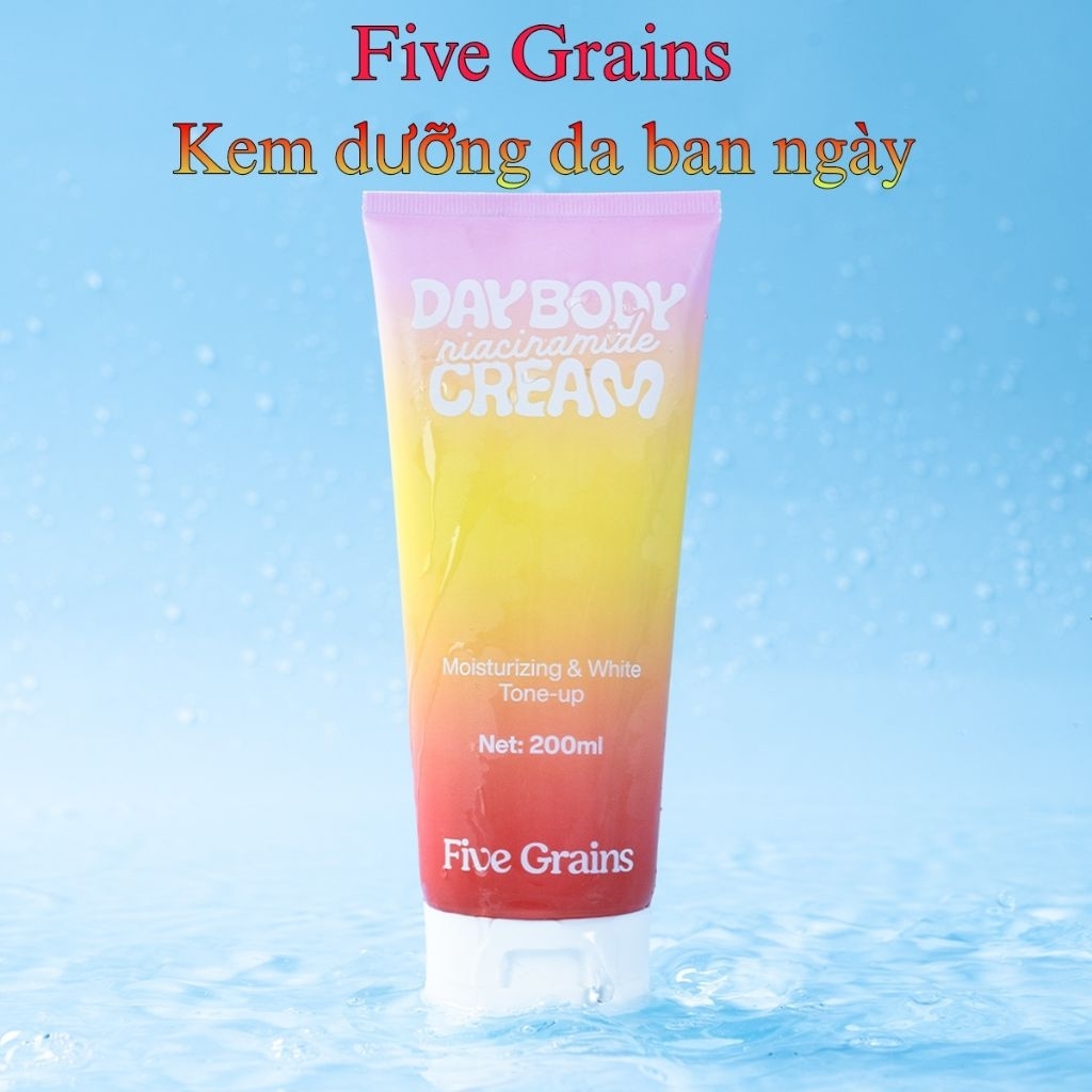 [ Chính Hãng New ] Kem Dưỡng Trắng Da Body Ban Ngày FiveGrains,200ml ...