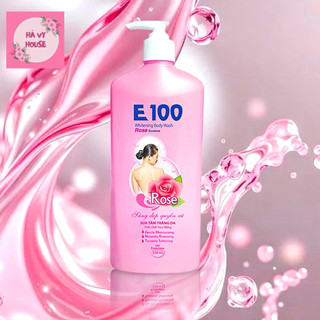 Sữa Tắm Trắng Da E100 Hoa Hồng 520g: Chính Hãng