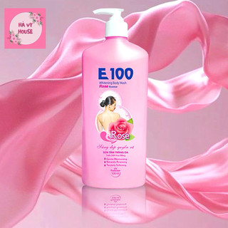 Sữa Tắm Trắng Da E100 Hoa Hồng 520g: Chính Hãng