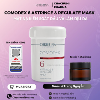 [Dùng thử] Mặt Nạ Christina Comodex 6 Astringe & Regulate Mask Kiểm Soát Dầu Thừa, Giảm Viêm