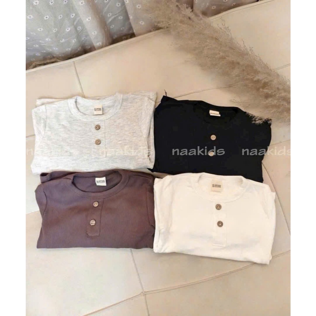 COMBO 3 BỘ DÀI TAY BOZIP TRƠN CỔ TRỤ CÚC GIẢ
