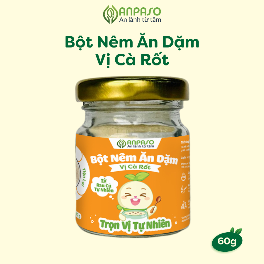 bột nêm ăn dặm ANPASO cho bé từ 6 tháng