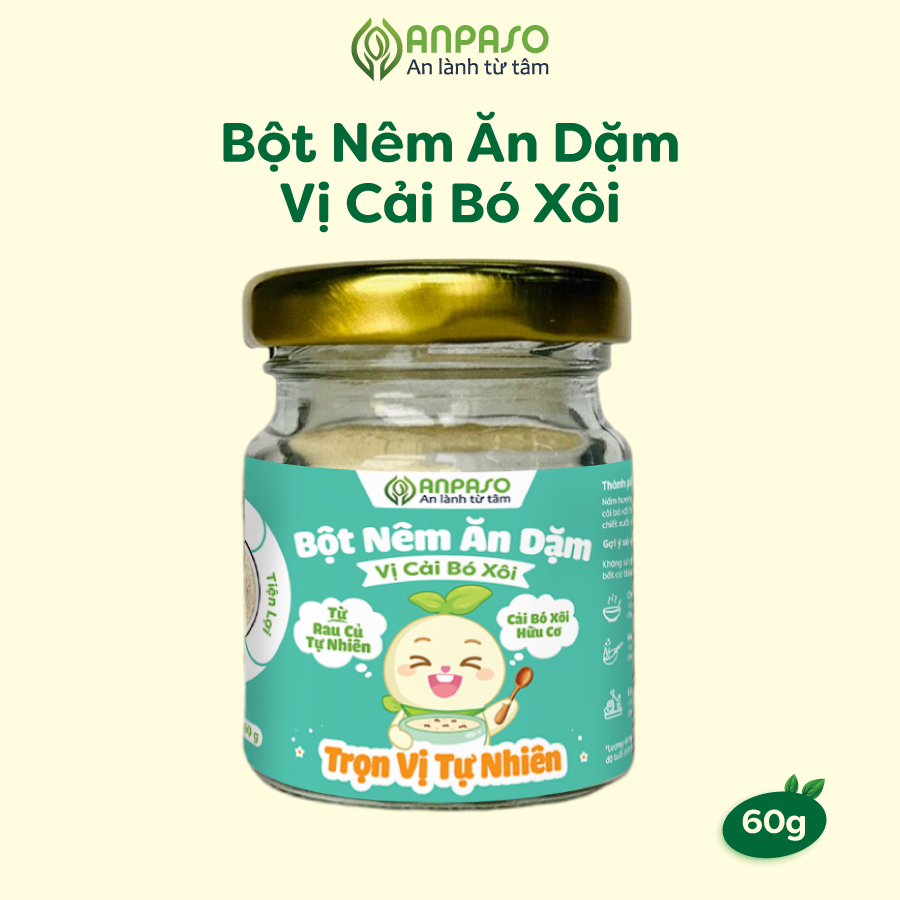bột nêm ăn dặm ANPASO cho bé từ 6 tháng