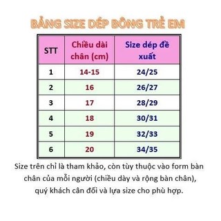Dép Bông Gấu Trúc- Gấu Panda Cho Bé, Dế ÊM Giữ Ấm Chân Cho Bé