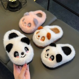 Dép Bông Gấu Trúc- Gấu Panda Cho Bé, Dế ÊM Giữ Ấm Chân Cho Bé