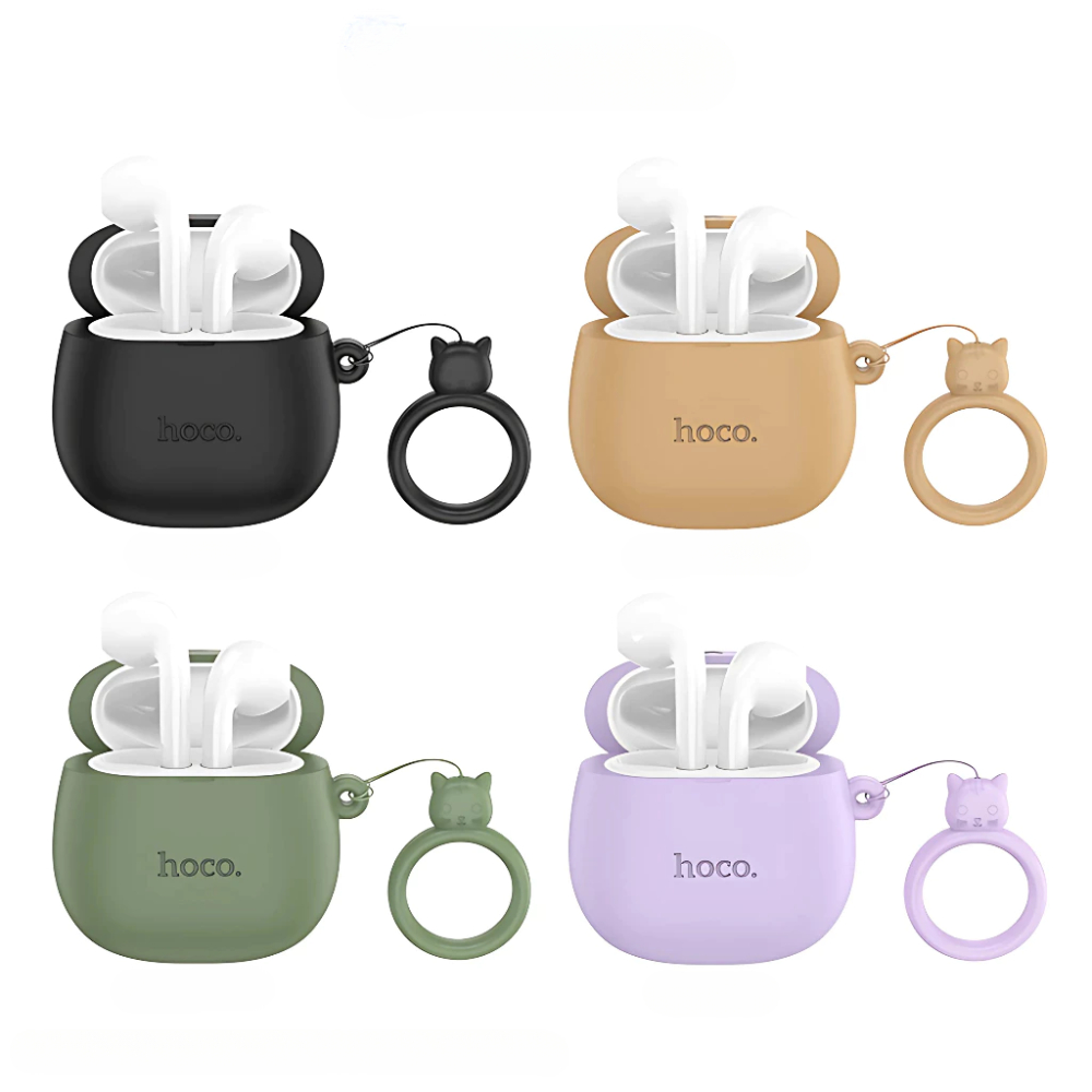 Tai Nghe Bluetooth Hoco EW45 TWS V5.3 Có Mic Đàm Thoại, Nghe Nhạc 4H, Kèm Tai Mèo Cute, BH 2 Năm