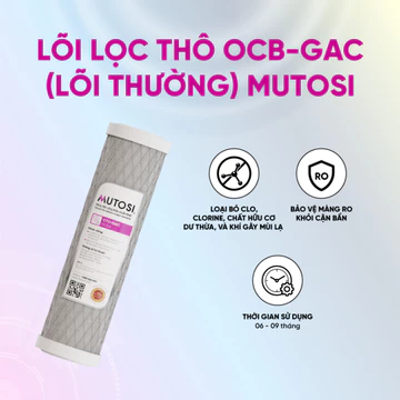 [ Quà Tặng ] Lõi CTO-GAC - Lõi Lọc Thô Cốc Thương Hiệu Mutosi, Thường Lắp Ở Vị Trí Lõi Số 2