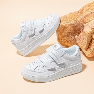 Giày trắng HOBIBEAR EK2069 White, giày bata trẻ em dành cho đi học đi chơi