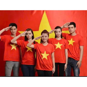 Áo cờ đỏ sao vàng! tôi yêu Việt Nam đồng phục đội nhóm, công ty,gia đình, hoạt động tập thể