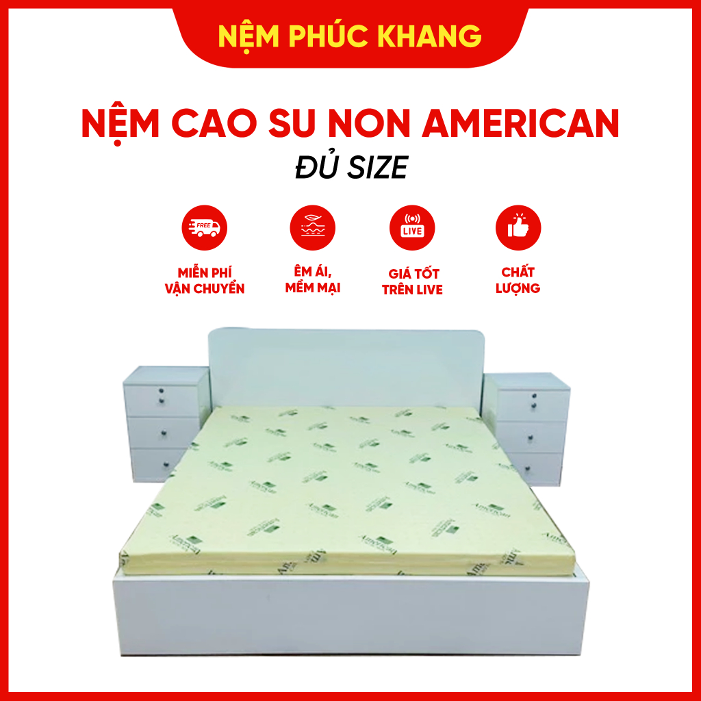 Nệm Amenican (ép tổng hợp) gấp 3 dày 15cm đủ size ( Giao Toàn Quốc )