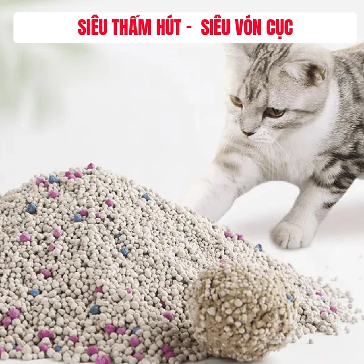 Cát mèo vệ sinh