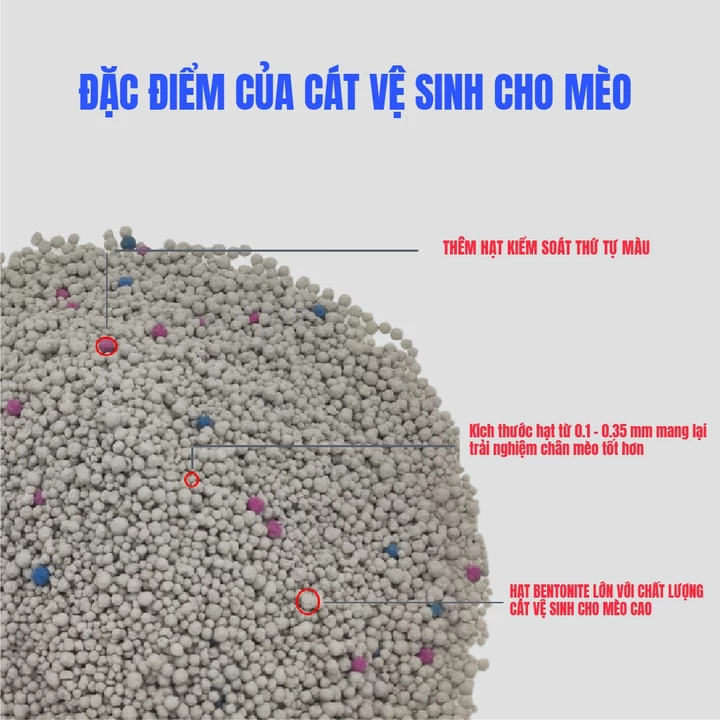 Cát mèo vệ sinh