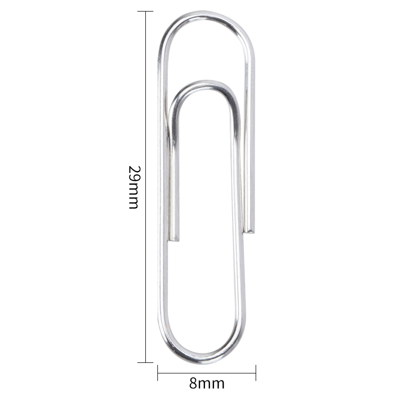 29mm Hộp 200 Cái Kẹp Giấy Kim Loại Kẹp Tài Liệu Kẹp Giấy Lớn U Clip Paper Clip Kẹp Hồ Sơ Kẹp Giấy Đa Năng