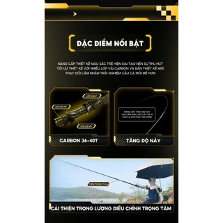 Cần câu V5 AGENT  độc quyền đại lý chất liệu cacbon cao cấp