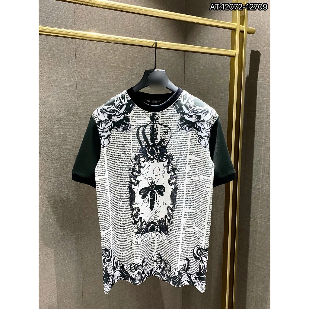 ÁO thun nam cổ tròn họa tiết tay ngắn phong cách trẻ trung chuẩn from