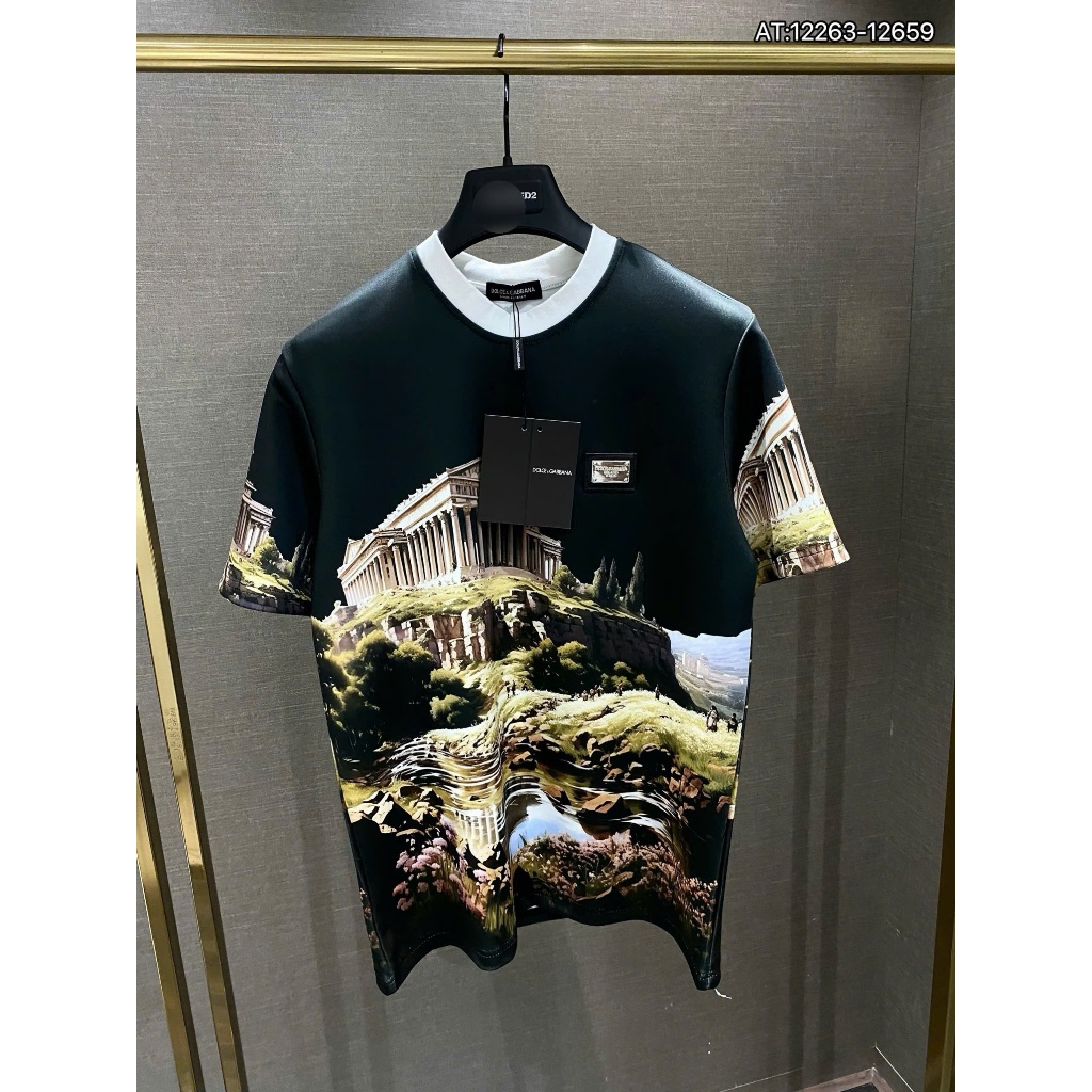 ÁO thun nam cổ tròn họa tiết tay ngắn phong cách trẻ trung chuẩn from