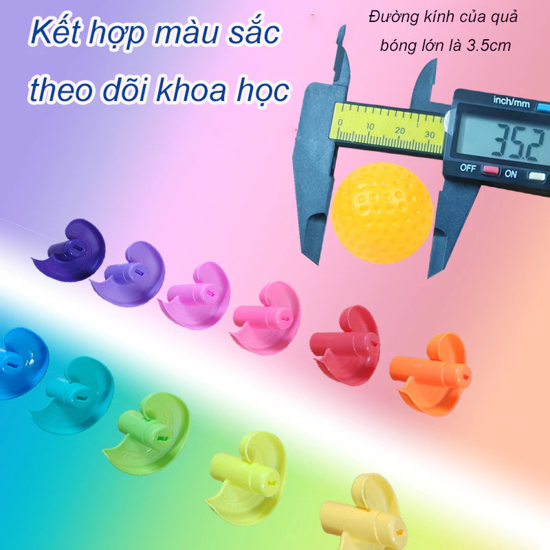 Thả Bóng Xoay Tròn 5 Bóng 5 Tầng - Bộ Đồ Chơi Lắp Ghép Cho Bé Vận Động Và Phát Triển