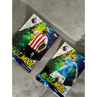 [ 421 -> 440 ] Thẻ Lẻ Cầu Thủ Bóng Đá Topps Permier League Beast Mode 2026 25/26