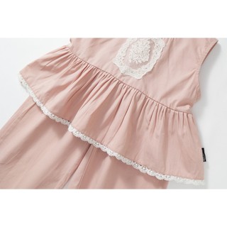 Đồ Bộ Cho Bé Gái, Set Đồ Cho Bé Gái Cách Tiểu Thư Phối Ren Xinh Xắn Chất Liệu Cotton Mềm Mại