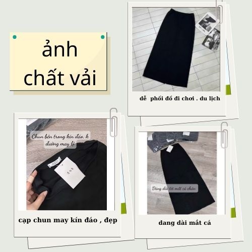 Váy nữ maxi lưng cao co giãn thanh lịch Jumito, chân váy phong cách thời trang đơn giản thoải mái hcom2765