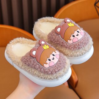 Dép Bông Cho Bé DP216, Mềm Mịn - Giữ Nhiệt.