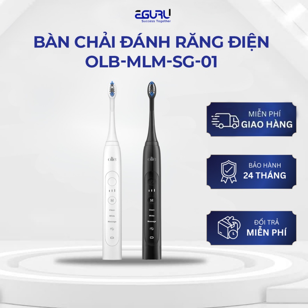 Bàn chải đánh răng điện OLB-MLM-SG-01 |Hàng Chính Hãng - Bảo Hành 12 Tháng