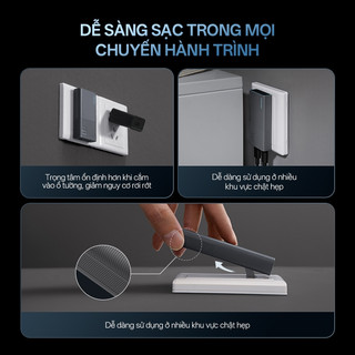 Củ Sạc GaN CUKTECH AD652S 2C | Cống Suất 65W Max | Hỗ Trợ Sạc Nhanh | Thiết Kế Siêu Mỏng | Bảo Hành 18 Tháng