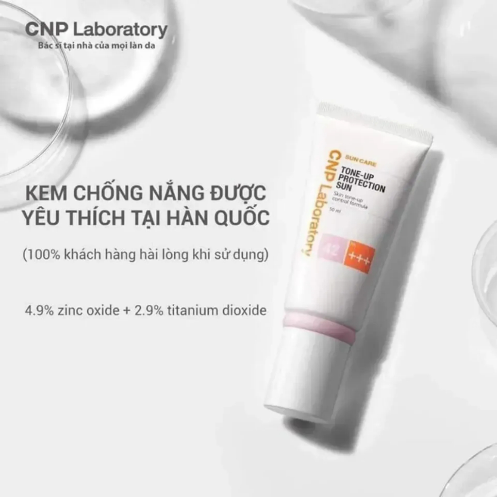 Kem chống nắng CNP Tone-up Protection Sun (SPF42/PA+++) x K Beauty Town