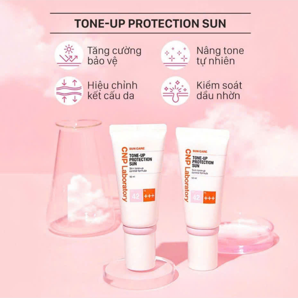 Kem chống nắng CNP Tone-up Protection Sun (SPF42/PA+++) x K Beauty Town
