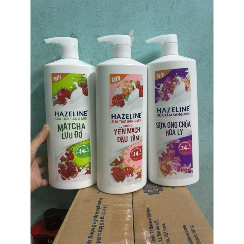 Sữa Tắm Hazeline Sữa Gạo Hoa Nhài Chai 800g
