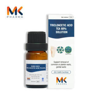 Dung dịch Tricloacetic Acid (TCA) 80% - Hỗ trợ giảm tình trạng sùi mào gà, mụn cóc, hạt ngọc...