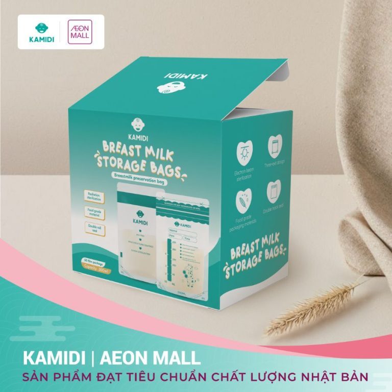 Túi Trữ Sữa Kamidi - Hộp 10c/50c Dung Tích 150ml Có Vòi Rót Ra Bình Sữa Tiện Lợi