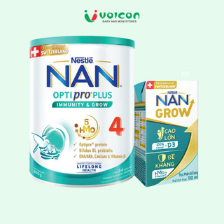 Sữa Nan Optipro Plus & Nan Grow BPS 110/180ml cho bé