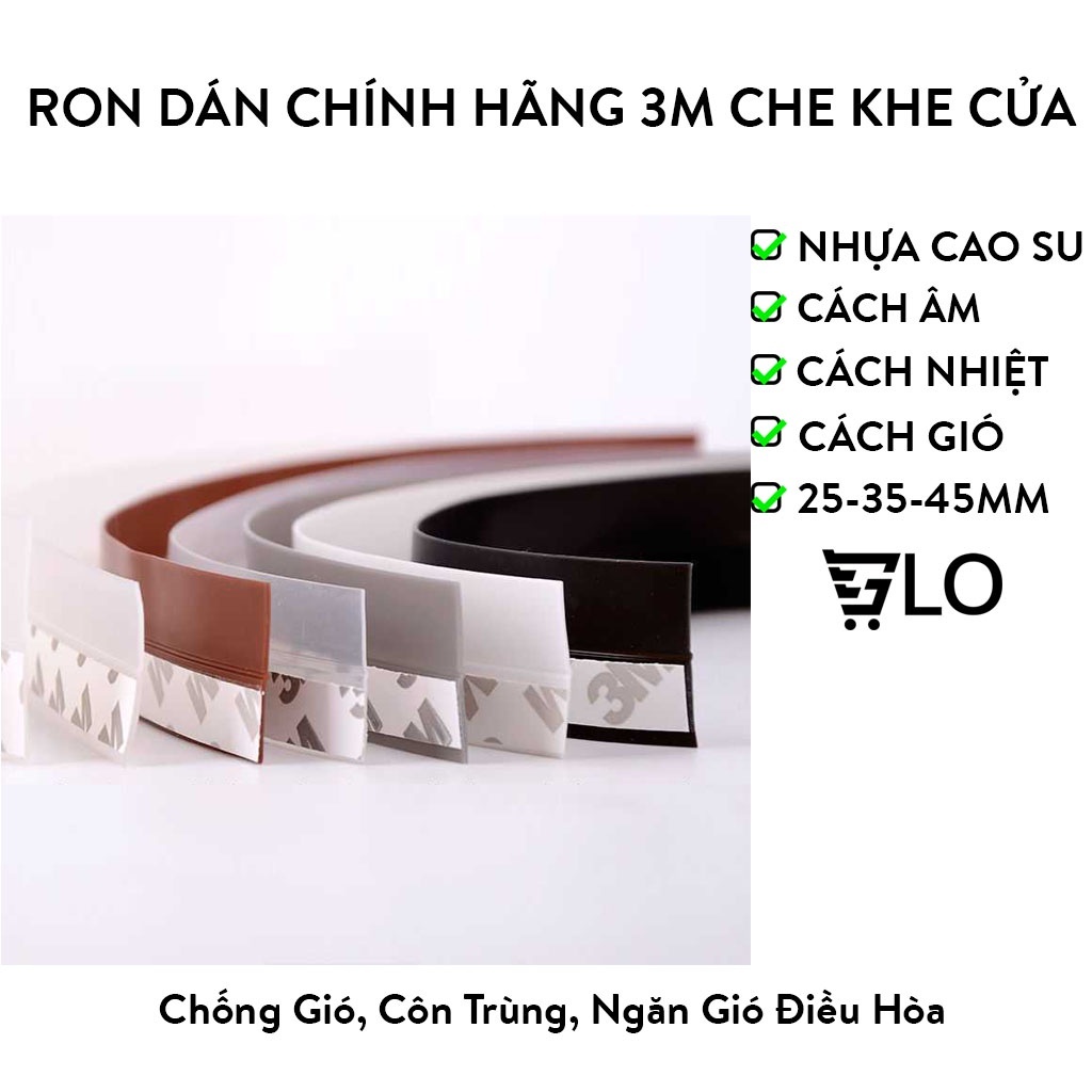 Ron Dán Chính Hãng 5M Che Khe Cửa Sổ Chắn Gió Lùa, Cuộn Băng Keo Chặn Đáy Chân Cửa, Cách Nhiệt, Chống Ồn, Côn Trùng