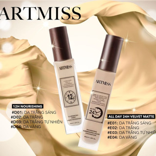 Kem nền ARTMISS 12h mỏng nhẹ, lâu trôi, giữ nền kéo dài cả ngày 40ml