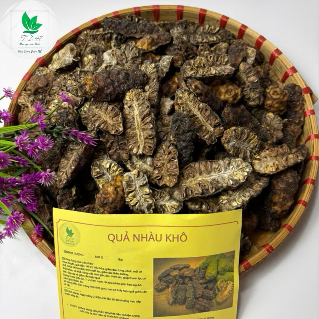 1kg trái Nhàu khô nhà trồng sạch sẽ khô rom, Nhàu khô cao cấp 1kg- tốt cho sức khỏe mọi lứa tuổi