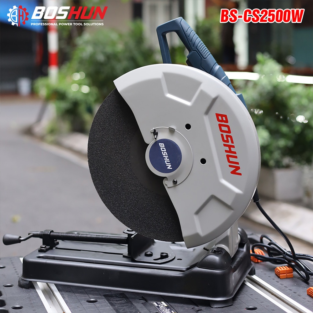 [Full Phụ Kiện] Máy Cắt Sắt Boshun BS-CS2500W Lõi Đồng, Công Suất 2500w Thiết Kế An Toàn, Tặng Lưỡi Cắt