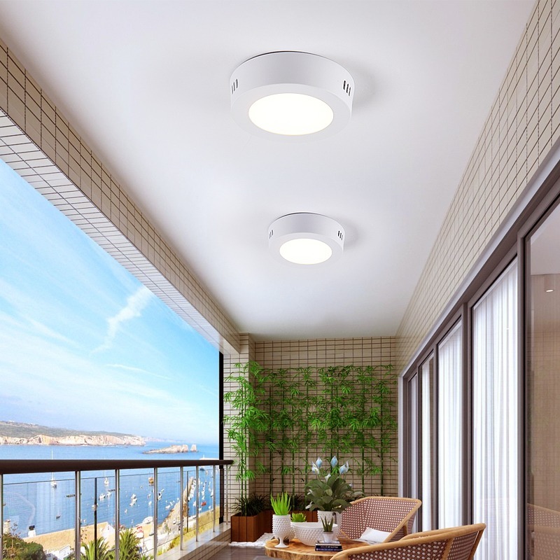 Đèn Trần Ốp Nổi Vỏ Nhôm 12W 18W 24W| Đèn Ốp Nổi Lamp Ánh Sáng Trắng Bảo Hành 2 Năm