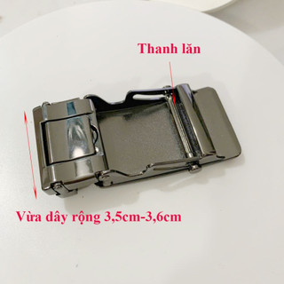 Mặt khoá thắt lưng khoá lăn cao cấp không kèm dây dùng cho bản 3,5cm giaynamdep699