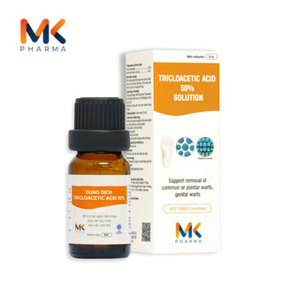 Dung dịch Tricloacetic Acid (TCA) 50% - Hỗ trợ giảm tình trạng sùi mào gà, mụn cóc, hạt ngọc...