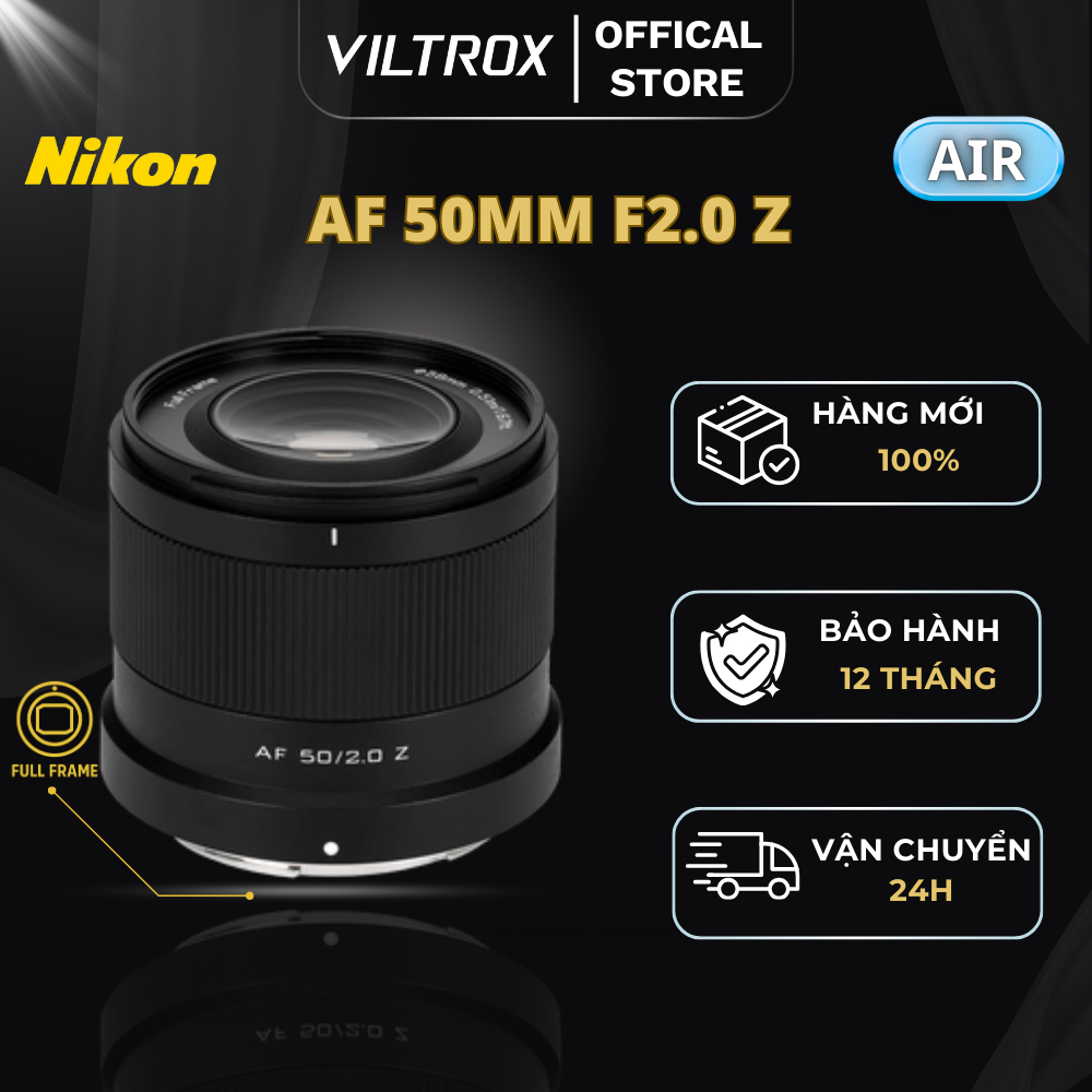 Ống kính Viltrox AF 50mm F2.0 Air ngàm Nikon Z