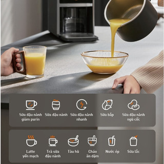 [HỎA TỐC] Máy nấu sữa hạt làm sạch tự động Joyoung JSCB-K7 PRO giảm ồn, khử purin