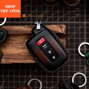 Bao da chìa khóa TOYOTA , Bao da chìa khóa thủ công , Khắc tên, Nhiều màu sắc