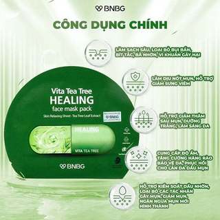 Mặt Nạ Giấy Vitamin BNBG Vita Genic Jelly Mask Dưỡng Ẩm, Hỗ Trợ Dưỡng Trắng 30ml Duduhouse