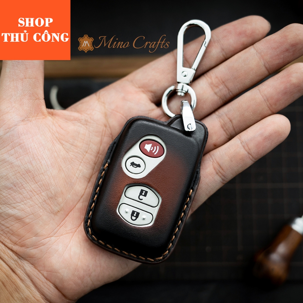 Bao da chìa khóa TOYOTA  ALTIS, Bao da chìa khóa thủ công , Khắc tên, Nhiều màu sắc